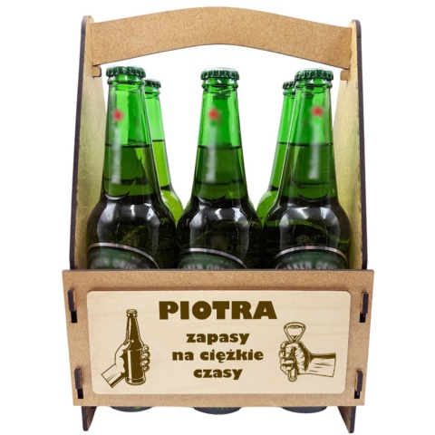 Nosidło na Piwo z Grawerem - prezent dla faceta chłopaka męża na urodziny święta