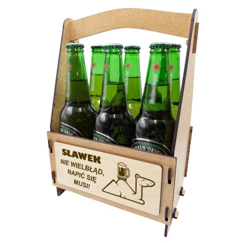 Nosidło na Piwo z Grawerem - prezent dla faceta chłopaka męża na urodziny święta