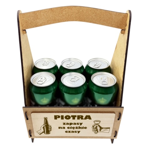 Nosidło na Piwo z Grawerem - prezent dla faceta chłopaka męża na urodziny święta