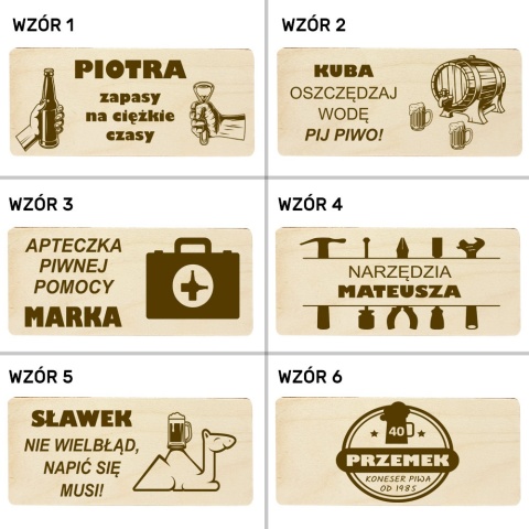 Nosidło na Piwo z Grawerem - prezent dla faceta chłopaka męża na urodziny święta