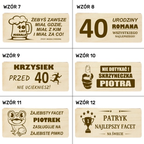 Nosidło na Piwo z Grawerem - prezent dla faceta chłopaka męża na urodziny święta