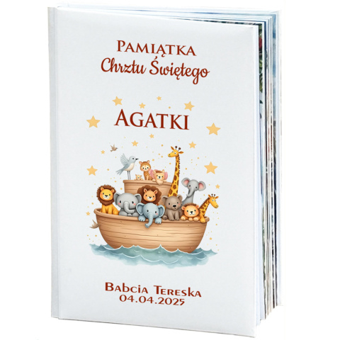 Personalizowana Biblia na Chrzest - Pamiątka Chrztu Świętego Prezent dla Chłopca Dziewczynki Personalizowana Biblia na Chrzest - Pamiątka Chrztu Świętego Prezent dla Chłopca Dziewczynki