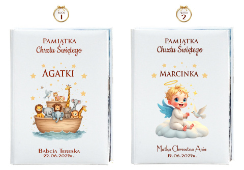 Personalizowana Biblia na Chrzest - Pamiątka Chrztu Świętego Prezent dla Chłopca Dziewczynki Personalizowana Biblia na Chrzest - Pamiątka Chrztu Świętego Prezent dla Chłopca Dziewczynki