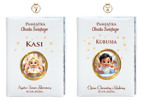 Personalizowana Biblia na Chrzest - Pamiątka Chrztu Świętego Prezent dla Chłopca Dziewczynki Personalizowana Biblia na Chrzest - Pamiątka Chrztu Świętego Prezent dla Chłopca Dziewczynki