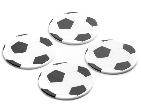 Podkładki piłkarskie FUTBOLÓWKA 4 szt. Podkładki piłkarskie FUTBOLÓWKA 4 szt.