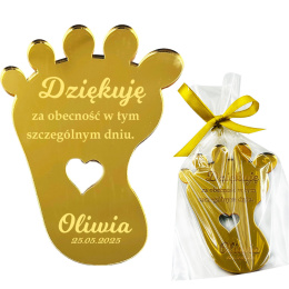 Podziękowanie dla Gości Chrzest Roczek Magnes - Podziękowania dla Gości
