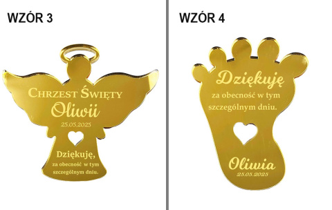 Podziękowanie dla Gości Chrzest Roczek Magnes - Podziękowania dla Gości Podziękowanie dla Gości Chrzest Roczek Magnes - Podziękowania dla Gości