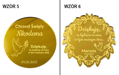 Podziękowanie dla Gości Chrzest Roczek Magnes - Podziękowania dla Gości Podziękowanie dla Gości Chrzest Roczek Magnes - Podziękowania dla Gości