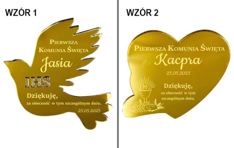 Podziękowanie dla Gości Komunia Magnes - Podziękowania dla Gości Podziękowanie dla Gości Komunia Magnes - Podziękowania dla Gości