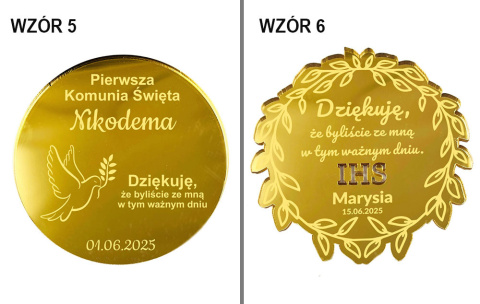Podziękowanie dla Gości Komunia Magnes - Podziękowania dla Gości Podziękowanie dla Gości Komunia Magnes - Podziękowania dla Gości