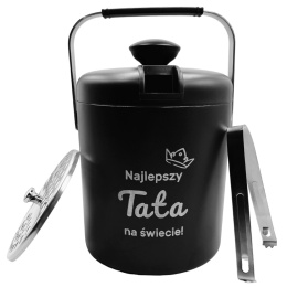 Pojemnik Wiaderko na Lód dla Taty - Prezent na Dzień Ojca Urodziny Święta