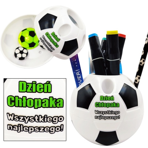 Przybornik Piłka z Nadrukiem - prezent na Dzień Chłopaka szkoła przedszkole
