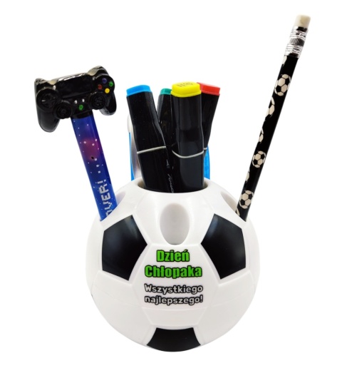 Przybornik Piłka z Nadrukiem - prezent na Dzień Chłopaka szkoła przedszkole