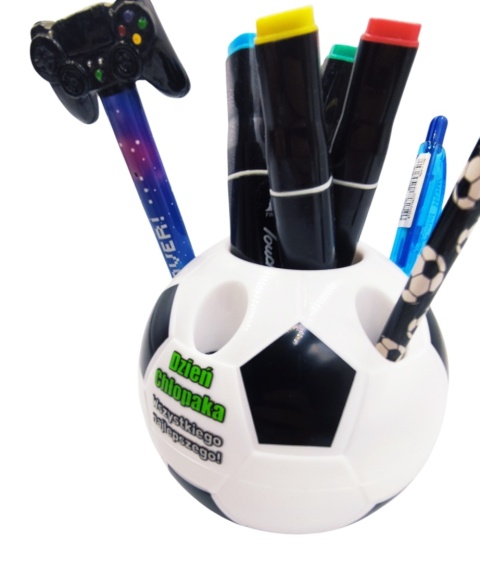 Przybornik Piłka z Nadrukiem - prezent na Dzień Chłopaka szkoła przedszkole