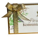 Pudełko na Pieniądze Komunia - Pamiątka Pierwszej Komunii Świętej Prezent na Komunię Święta Pudełko na Pieniądze Komunia - Pamiątka Pierwszej Komunii Świętej Prezent na Komunię Święta