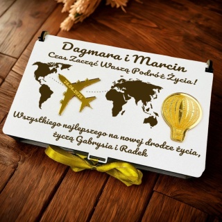 Pudełko na Pieniądze na Ślub - prezent dla Młodej Pary