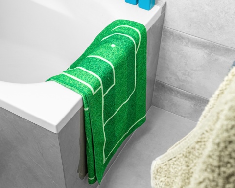 Ręcznik kąpielowy PIŁKARZA - Prezent dla męża chłopaka taty chłopca na święta