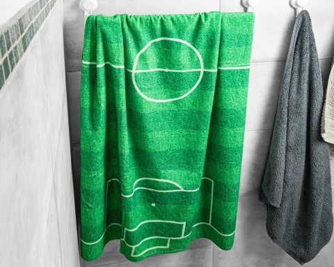 Ręcznik kąpielowy PIŁKARZA - Prezent dla męża chłopaka taty chłopca na święta