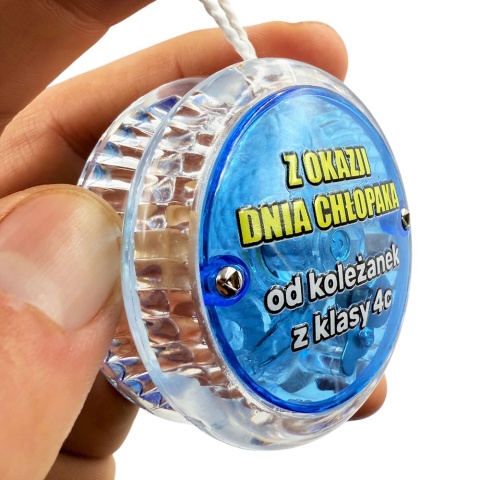 Świecące JOJO z własnym podpisem - prezent na Dzień Chłopaka Szkoła Przedszkole