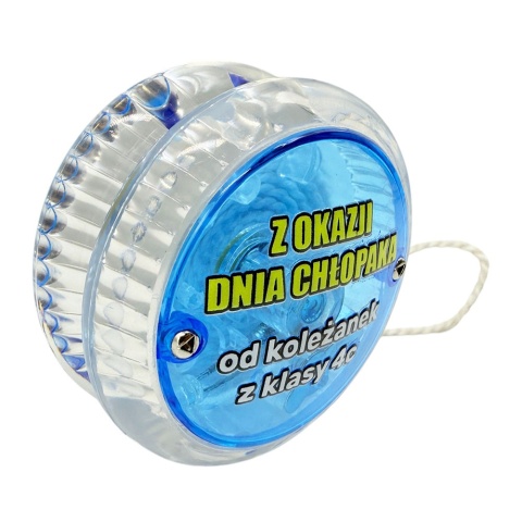 Świecące JOJO z własnym podpisem - prezent na Dzień Chłopaka Szkoła Przedszkole