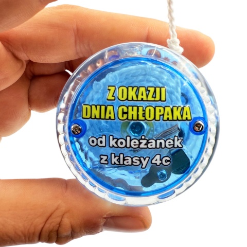 Świecące JOJO z własnym podpisem - prezent na Dzień Chłopaka Szkoła Przedszkole
