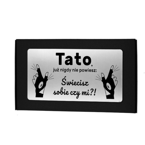 Świecące Rękawiczki LED z grawerem dla Taty - prezent na Dzień Ojca Święta Urodziny Świecące Rękawiczki LED z grawerem dla Taty - prezent na Dzień Ojca Święta Urodziny