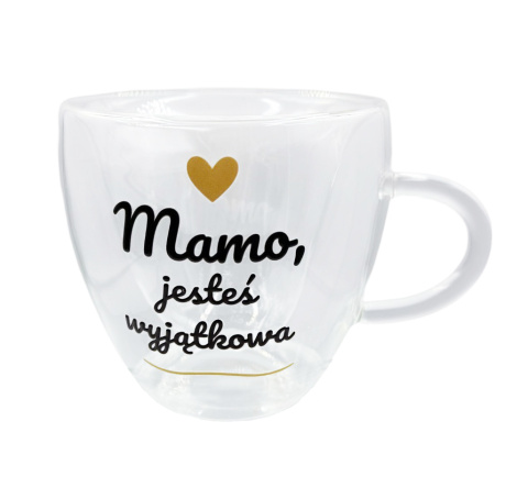 Szklanka Termiczne Serce dla Mamy - prezent na Dzień Mamy Matki Urodziny Święta Szklanka Termiczne Serce dla Mamy - prezent na Dzień Mamy Matki Urodziny Święta