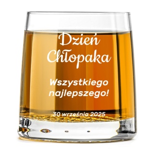 Szklanka do Whisky z grawerem - prezent na Dzień Chłopaka dla kolegi z pracy