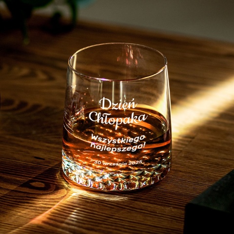 Szklanka do Whisky z grawerem - prezent na Dzień Chłopaka dla kolegi z pracy