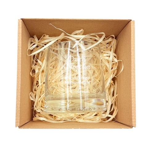 Szklanka do Whisky z grawerem - prezent na Dzień Chłopaka dla kolegi z pracy