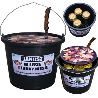 Wiadro Grzybiarza - Śmieszny Prezent dla Grzybiarza Taty Dziadka Męża