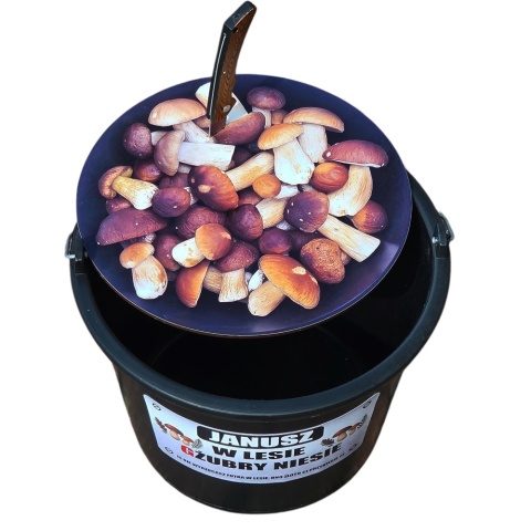 Wiadro Grzybiarza - Śmieszny Prezent dla Grzybiarza Taty Dziadka Męża