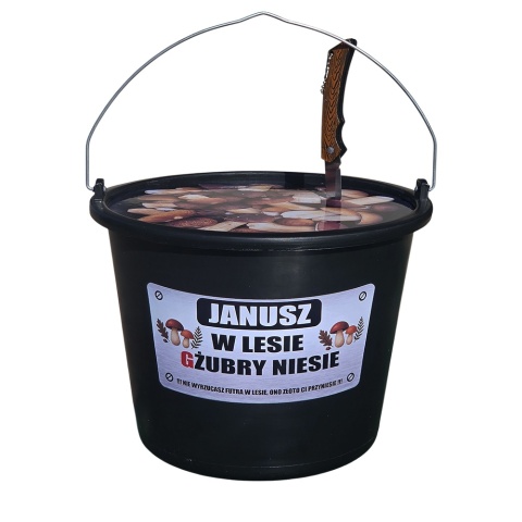 Wiadro Grzybiarza - Śmieszny Prezent dla Grzybiarza Taty Dziadka Męża