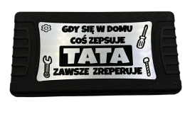 Zestaw Kluczy Nasadowych Bitów z Grawerem dla Taty - prezent na Dzień Ojca Święta Urodziny