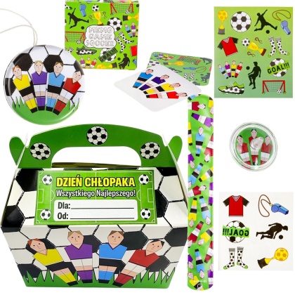 Zestaw Piłkarza 8w1 - prezent na Dzień Chłopaka szkoła przedszkole szkółka piłkarska