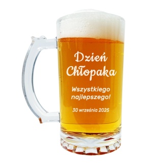 Zestaw do Piwa Kufel + Otwieracz - prezent na Dzień Chłopaka dla kolegi z pracy