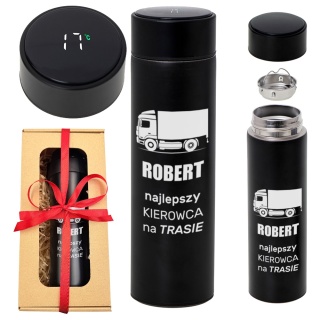 Kubek Termiczny z Grawerem dla Kierowcy- prezent dla taty męża chłopaka na święta urodziny