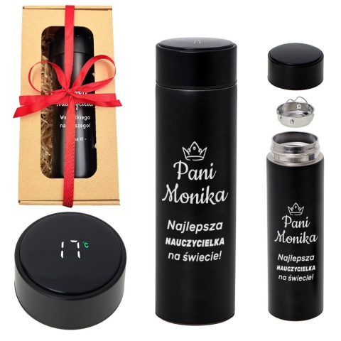 Kubek Termiczny z Grawerem dla Nauczyciela - Prezent na Dzień Nauczyciela dla Wychowawcy
