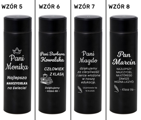 Kubek Termiczny z Grawerem dla Nauczyciela - Prezent na Dzień Nauczyciela dla Wychowawcy