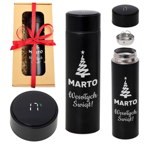 Kubek Termiczny z Grawerem na Święta - prezent dla mamy taty żony męża dziewczyny chłopaka kobiety mężczyzny