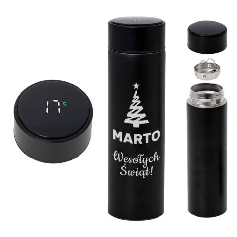 Kubek Termiczny z Grawerem na Święta - prezent dla mamy taty żony męża dziewczyny chłopaka kobiety mężczyzny