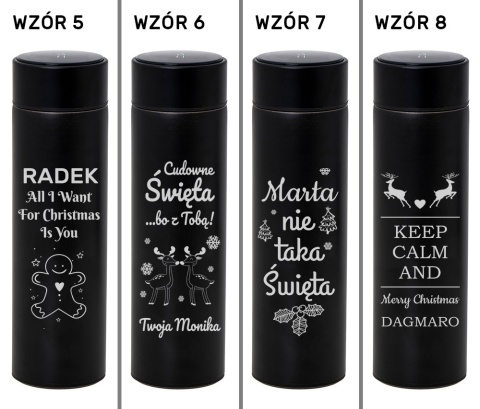 Kubek Termiczny z Grawerem na Święta - prezent dla mamy taty żony męża dziewczyny chłopaka kobiety mężczyzny