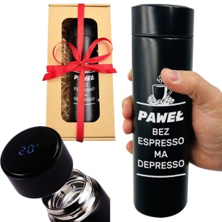 Kubek Termiczny z Grawerem - prezent dla mamy taty kobiety faceta dziewczyny chłopaka żony męża na urodziny święta