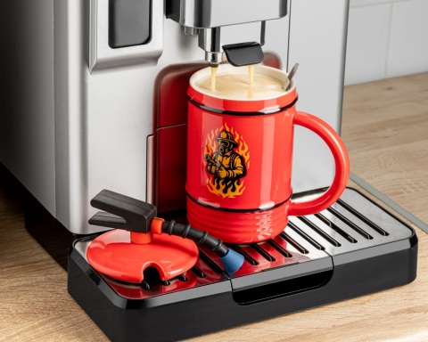 Kubek Strażaka + łyżeczka - prezent dla strażaka brata męża taty