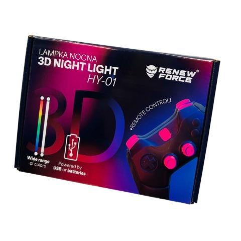 Lampka Gracza Pad z Imieniem - Prezent dla Chłopca 4 5 6 7 8 9 10 11 12 13 14 lat Dziecka na Urodziny Święta