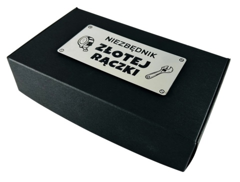 Niezbędnik Złotej Rączki Świecące Rękawiczki + Opaska Magnetyczna - Prezent dla Taty Dziadka Męża Mężczyzny Chłopaka na Święta