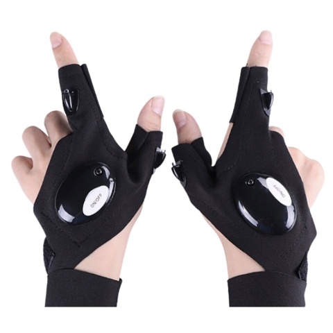 Niezbędnik Złotej Rączki Świecące Rękawiczki + Opaska Magnetyczna - Prezent dla Taty Dziadka Męża Mężczyzny Chłopaka na Święta