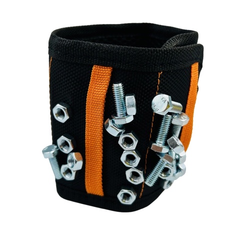 Niezbędnik Złotej Rączki Świecące Rękawiczki + Opaska Magnetyczna - Prezent dla Taty Dziadka Męża Mężczyzny Chłopaka na Święta