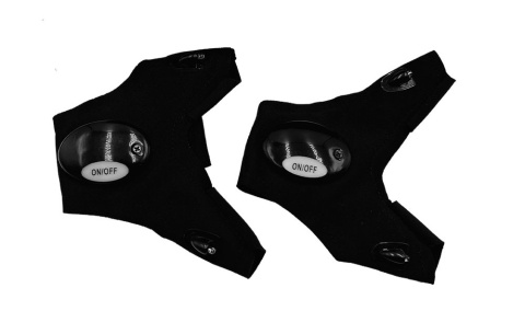 Niezbędnik Złotej Rączki Świecące Rękawiczki + Opaska Magnetyczna - Prezent dla Taty Dziadka Męża Mężczyzny Chłopaka na Święta