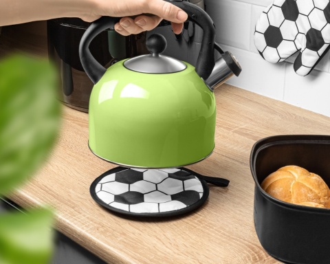 Piłkarskie rękawice kuchenne z podkładką - prezent dla taty męża dziadka teścia